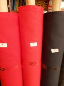 48" Width Roll of Red Crepe Fabric Approx 17m
