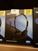 Four Orb Wired Chat Headsets (Compatible with PS4)