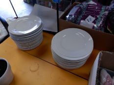 Thirty Four White Side Plates