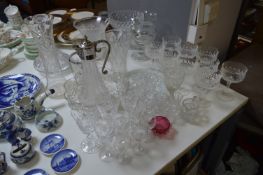 Large Selection Of Glassware, Fruit Bowls, Vases,