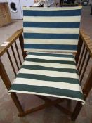 Wooden Framed Canvas Folding Chair