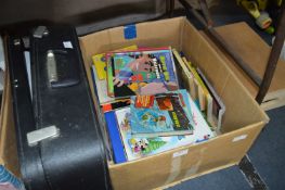 Box of Children's Fiction Books and Annuals