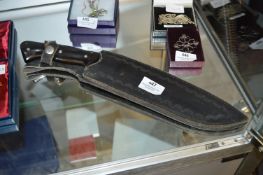 Large Kukri Knife in Leather Case