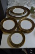 Solian Ware Gilt Decorated Dinner Ware