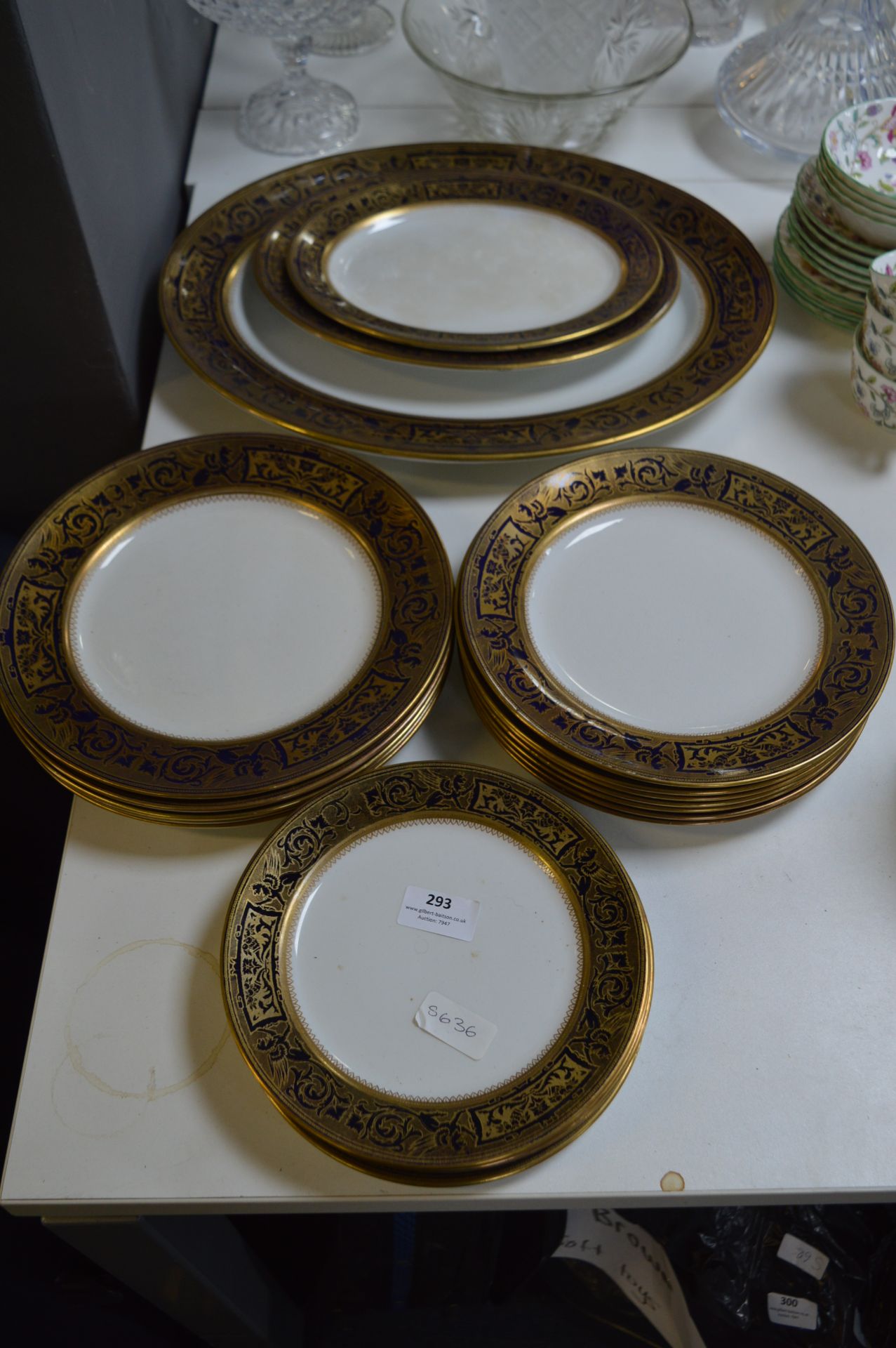 Solian Ware Gilt Decorated Dinner Ware