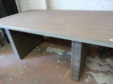 *Light Brown Borneo Dining Table