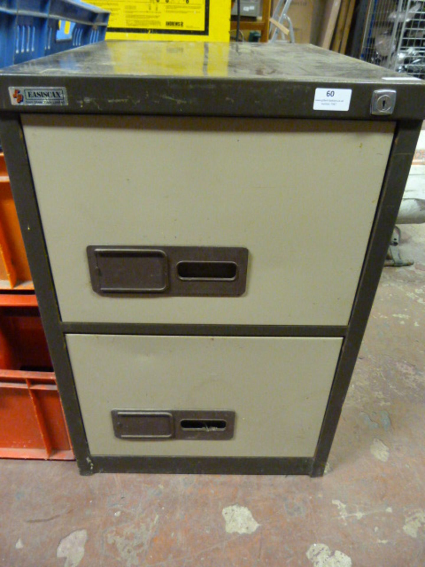 Two drawer Metal Filing Cabinet