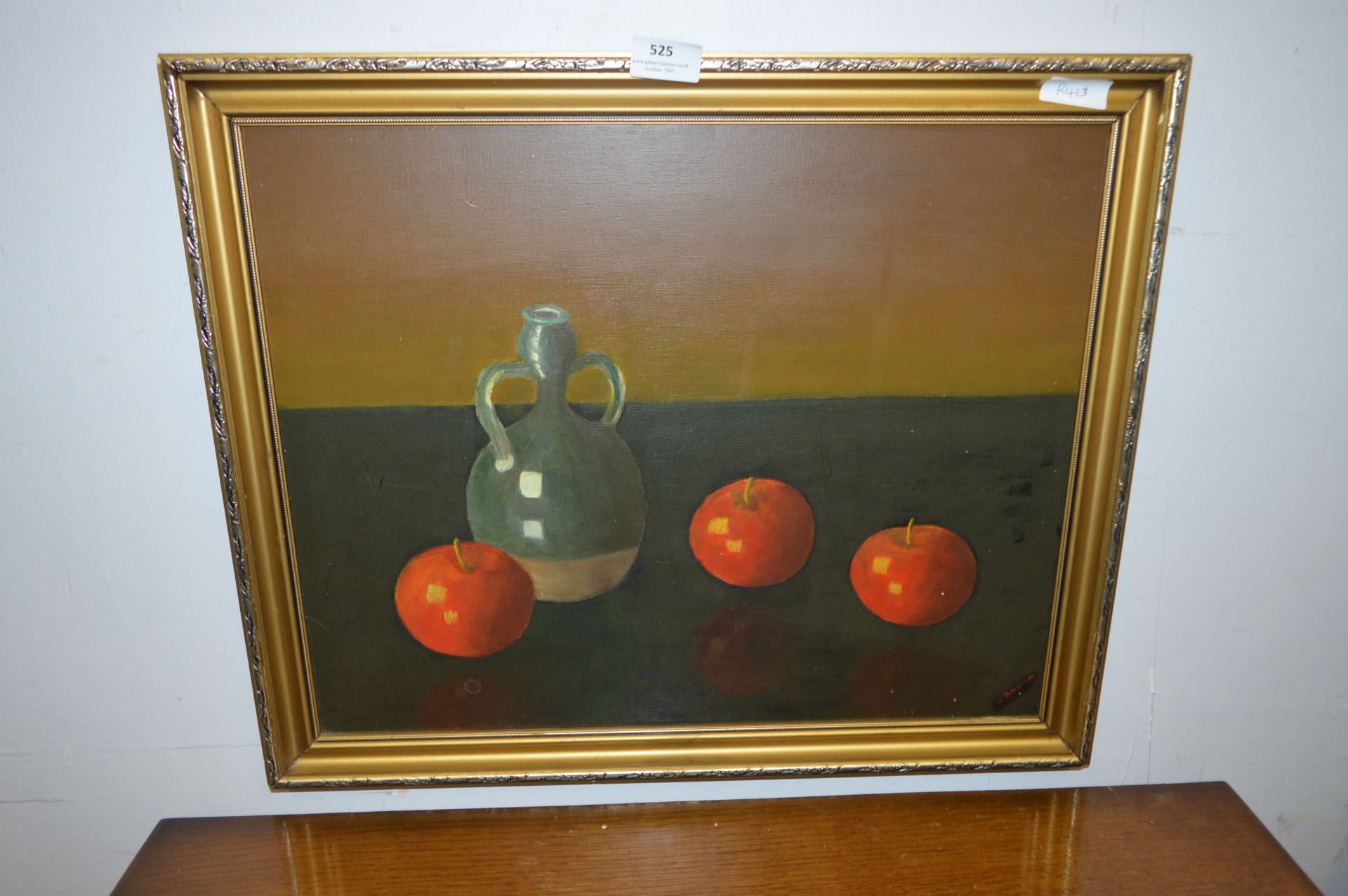 Gilt Framed Painting on Board - Still Life