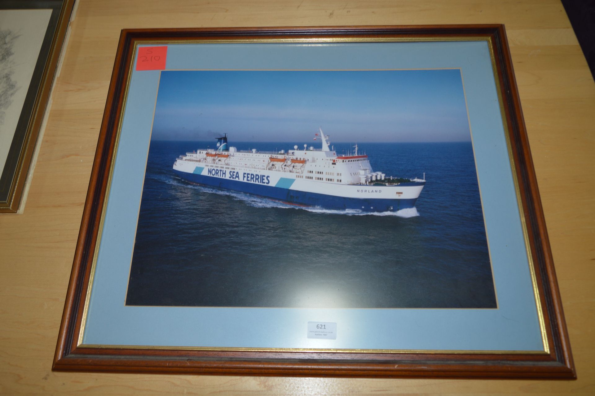 Large Framed Photo - North Sea Ferry Norland