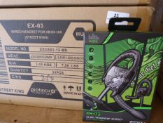 *Box of 24 Ex03 Headsets for Xbox 360