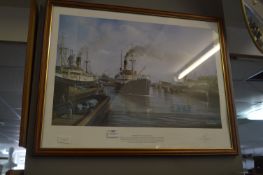 Framed & Signed Adrian Thompson Print - Merchants