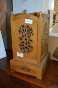 Chinese Style Carved Wood Table Lamp