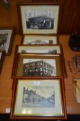 Set of Five Local History Photo Prints