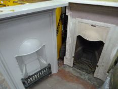 Two Edwardian Cast Iron Bedroom Fire Places