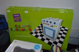 Three Hobby Craft Colour-in Cardboard Oven