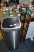 Motion Sensor Waste Bin and a Wine Rack