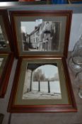 Set of Three Framed Local History Photos