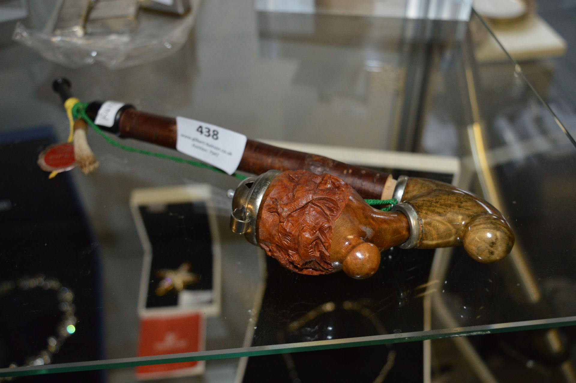 Austrian Carved Wood Pipe