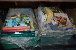 Two Boxes of Books Including Children's Books, Wor