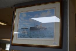 Framed Limited Edition Print - River Boat Reliving