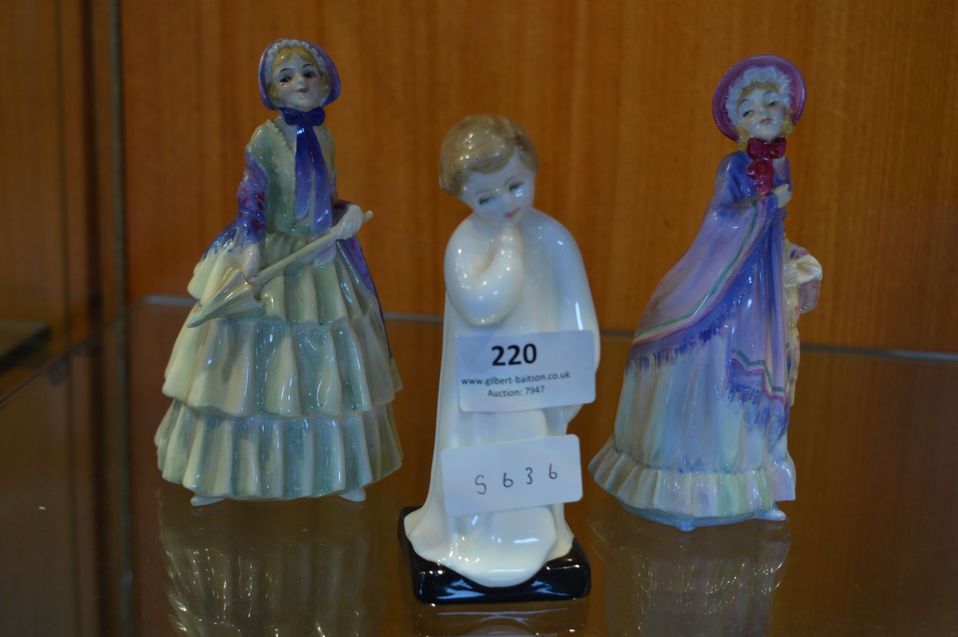 Three Royal Doulton Figurines - Biddy, Little Mist