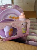 *Box of 12 Disney Princess Cup, Saucer, Bowl and Bo