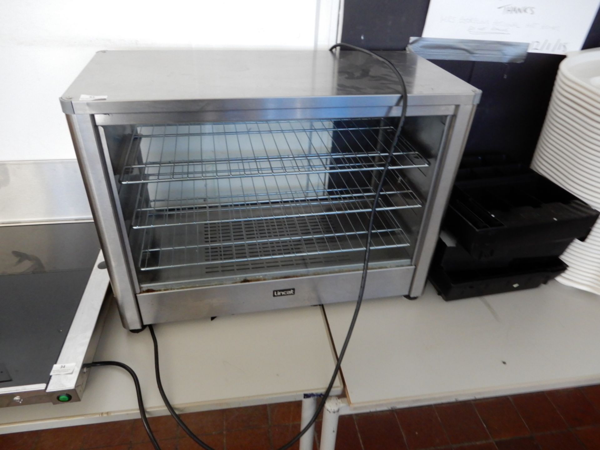 *Lincat Stainless Steel and Glass Counter Top Heat