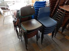 *Twenty Three Polypropylene Stacking Chairs