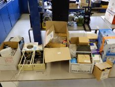 *Assorted Projection Lamps, Electric Cable, Speake