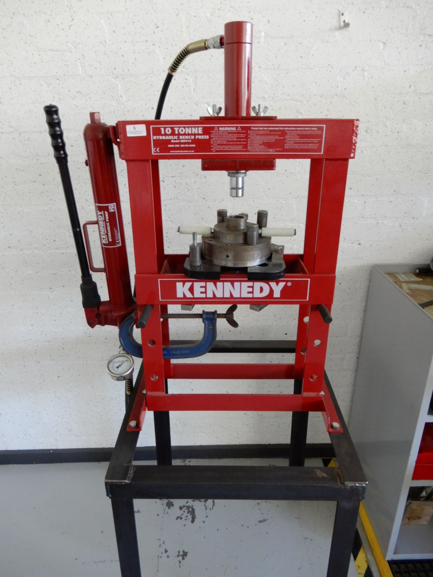Kennedy 10tonne Hydraulic Bench Press