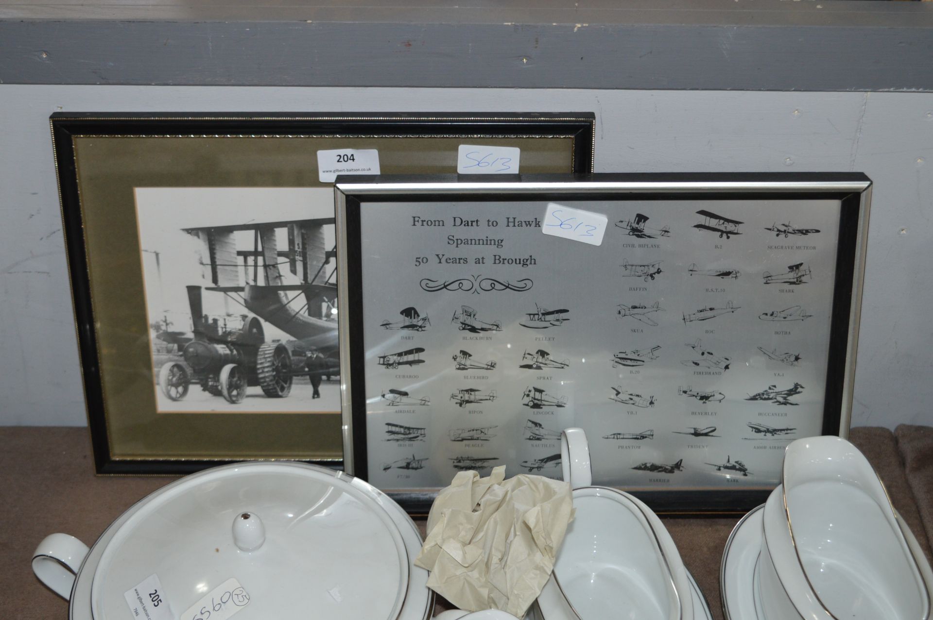 Two Framed Prints - 50 Years at Brough