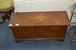 Small Oak Blanket Box