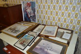 Large Quantity of Assorted Framed Prints and Photo