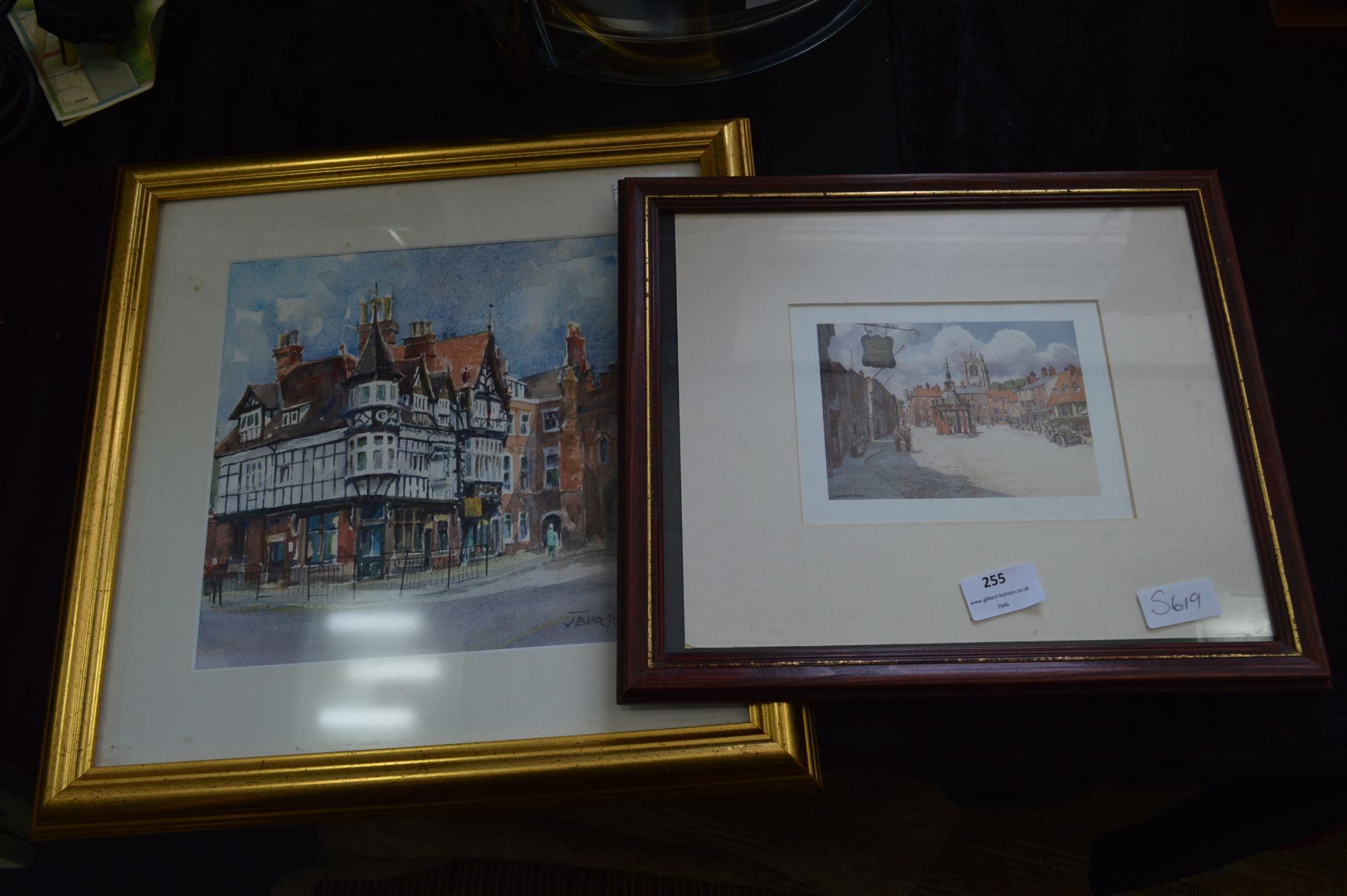 Framed Print and Watercolour - Beverley North Bar