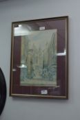 Framed Print - Minstergate, York by Alan Stuttle