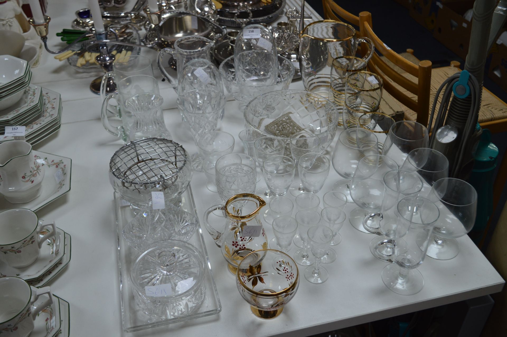 Large Quantity of Glassware, Vases, Jugs, Drinking