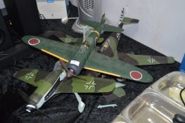 Three Large Model Aircraft (German and Japanese Fi