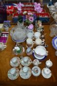 Ornaments, Mugs, Part Tea Set, Glassware, Artifici