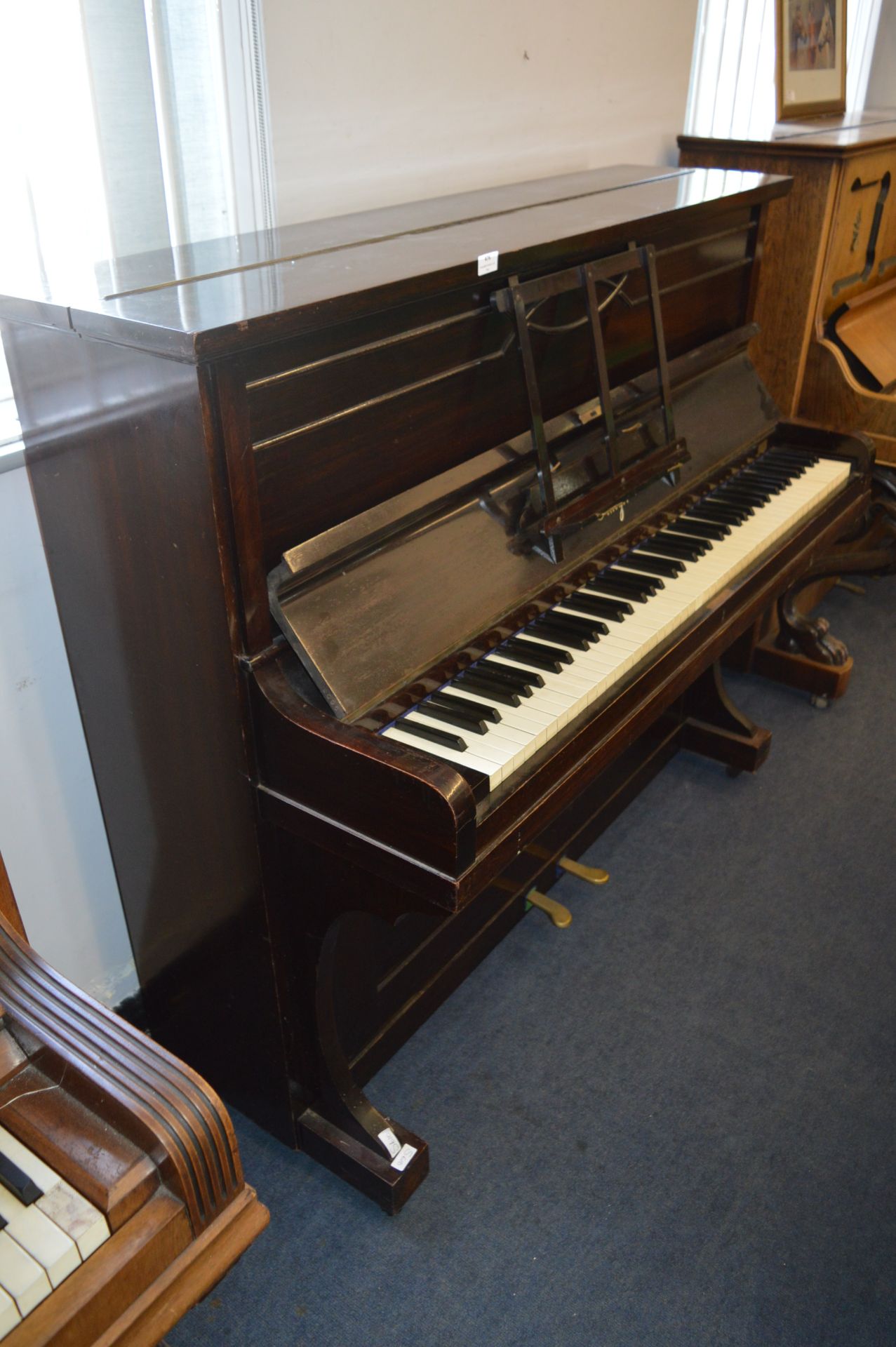 Amyl Dark Walnut Cased Upright Piano