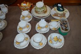 Part Tea Set, Decorative Teapot, Poole Dolphin, Te