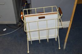 Magazine Rack with Fold Out Top