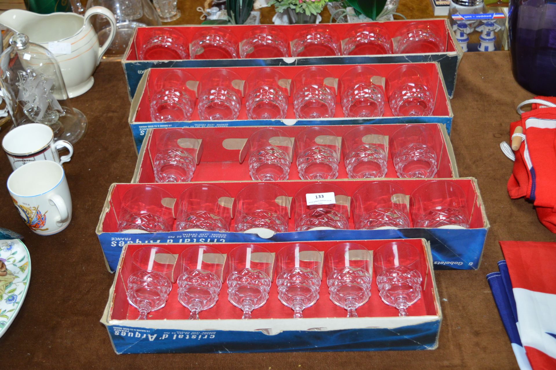 Selection of Crystal Glass Drinking Glassware