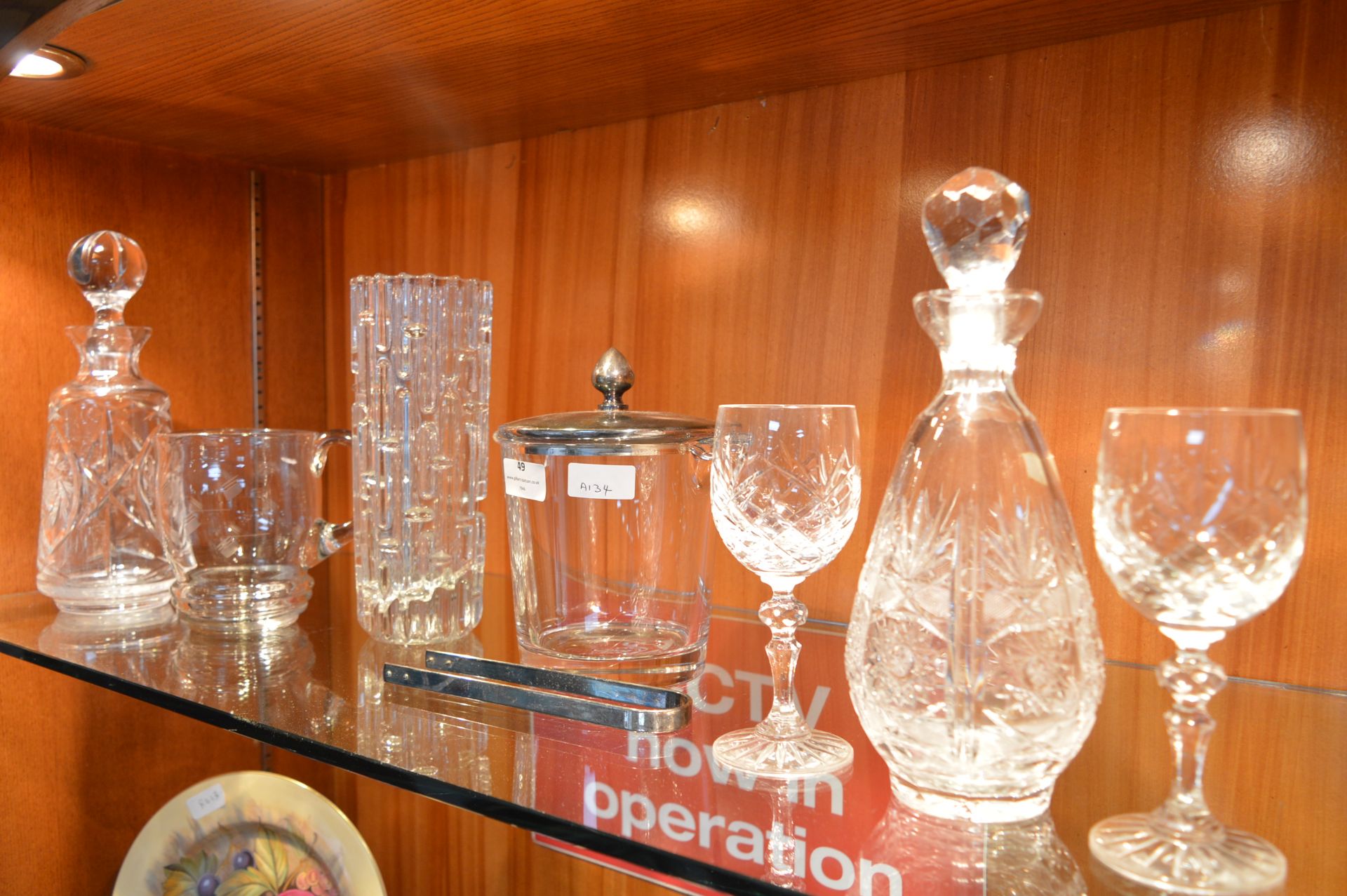 Glassware Decanters, Vase, Ice Bucket, Jug, etc.