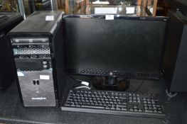 Zoostorm PC Tower with HP Monitor Keyboard and Mou
