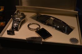 Gino Milano Gent's Wristwatch, Sunglasses and Key-