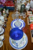 Drinking Glassware, Decorative Plates, etc.