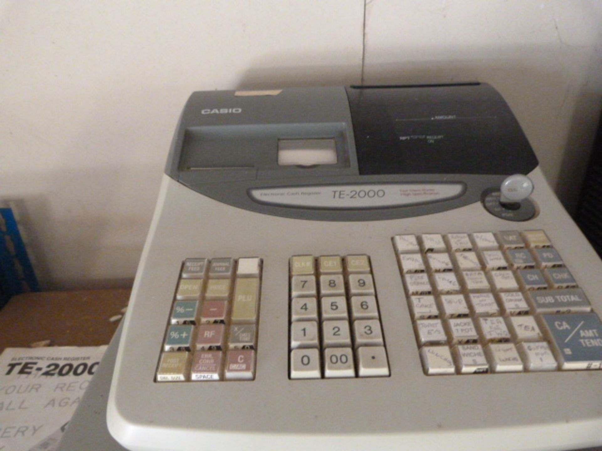 Casio TE-2000 Electronic Cash Register