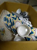 Box of Espresso Cups & Saucers, etc.