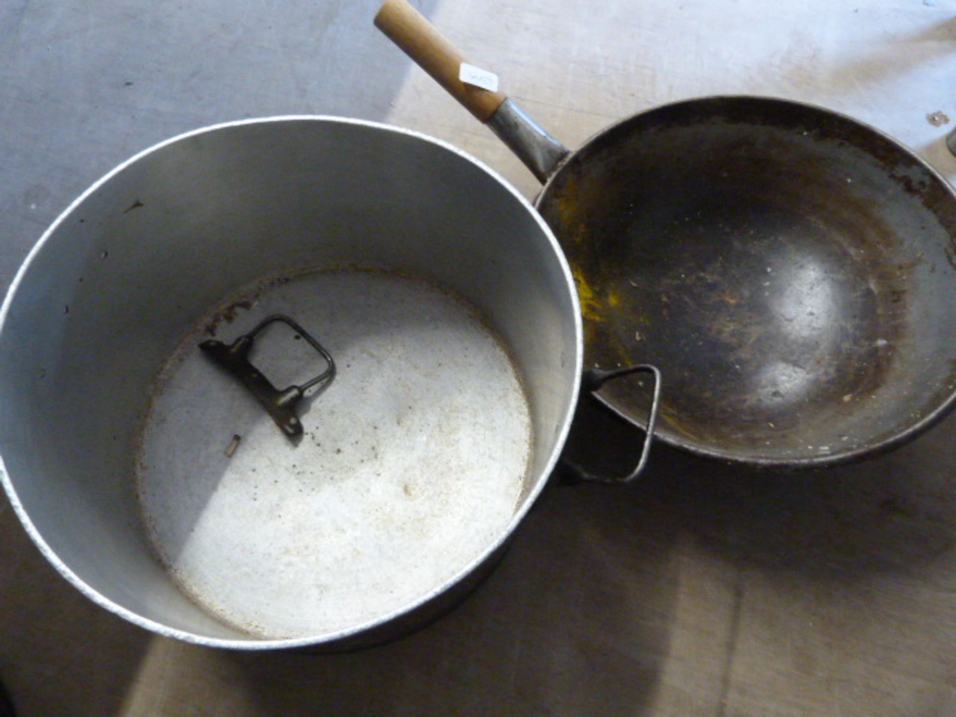 Aluminium Cooking Pot and a Wok