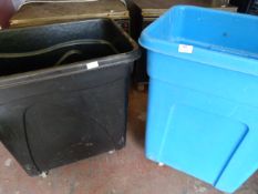 Two Small Wheelie Bins